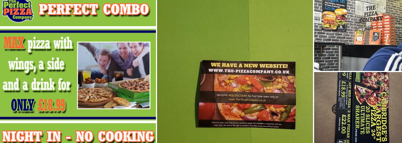 The Pizza Company Menu