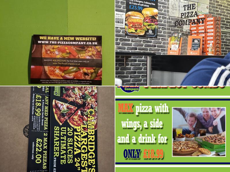 The Pizza Company Menu