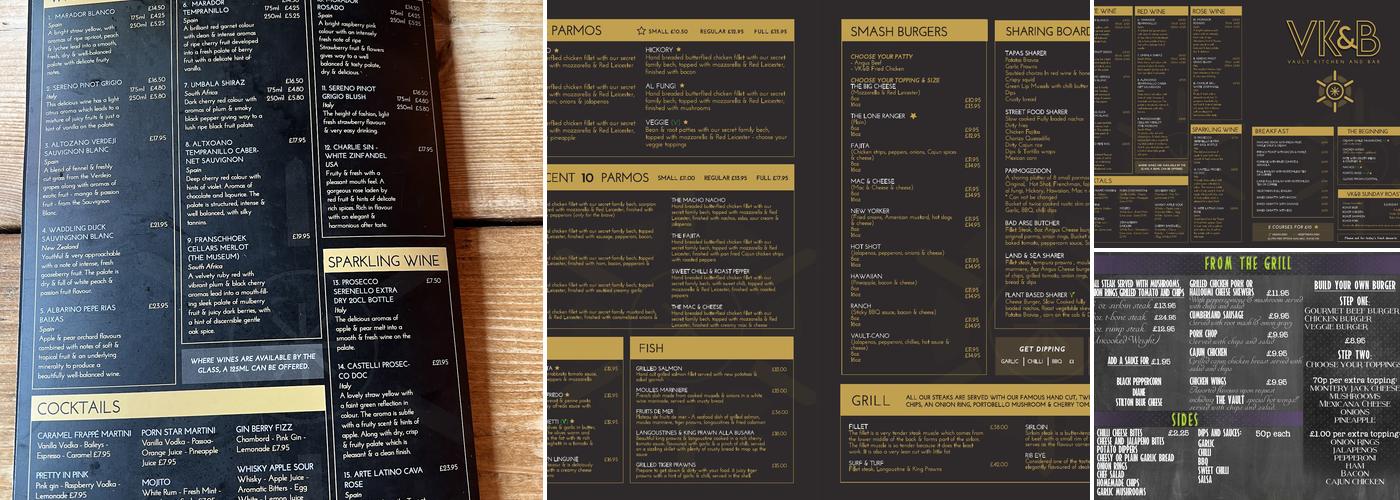VK&B - Marske Menu