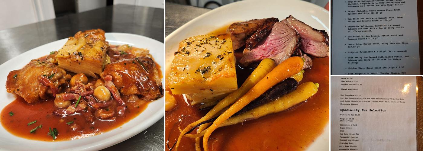 The Golden Lion Menu