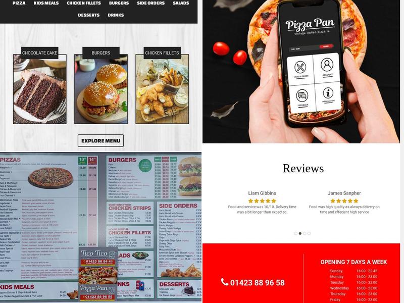 Pizza Pan Menu