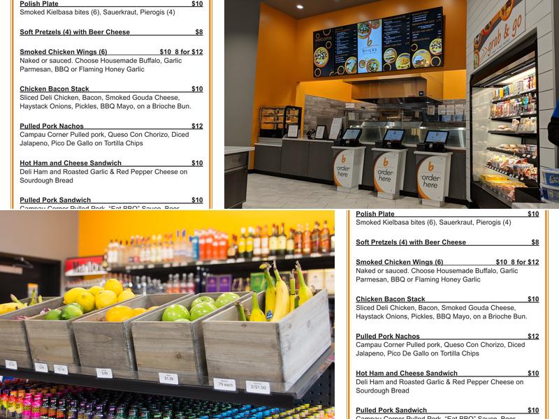 Bricks Georgetown Menu