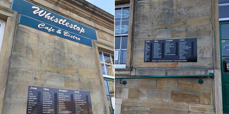 Whistle Stop Tea Rooms Menu