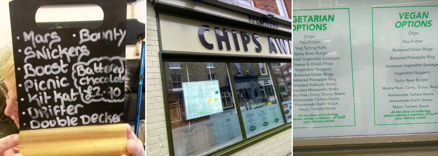 Robertson's chips away Menu