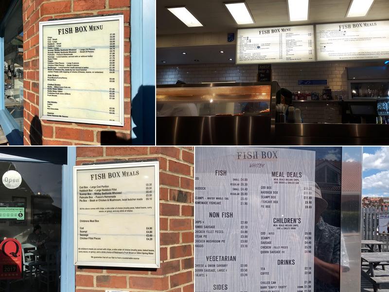 Fish Box - Whitby Menu