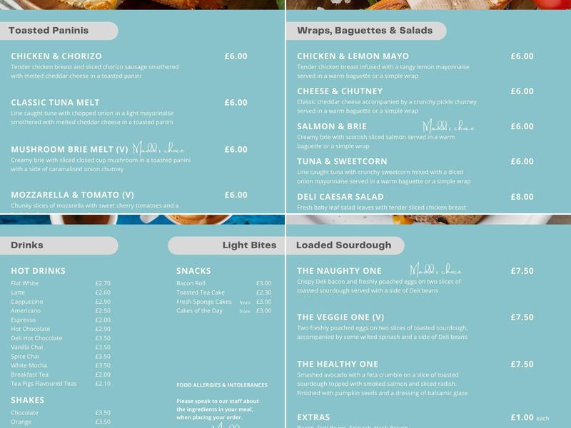 Nene Court Shopping Village Menu