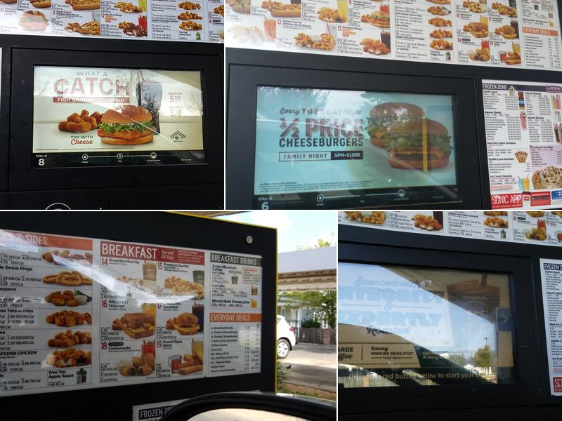 Sonic Drive-In Menu