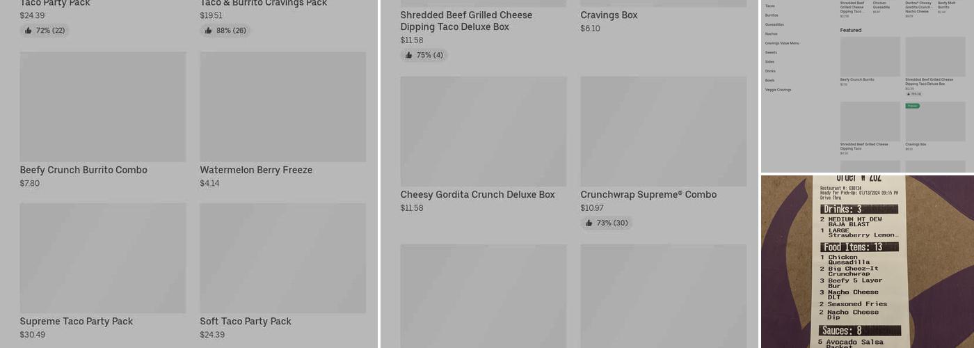 Taco Bell Menu