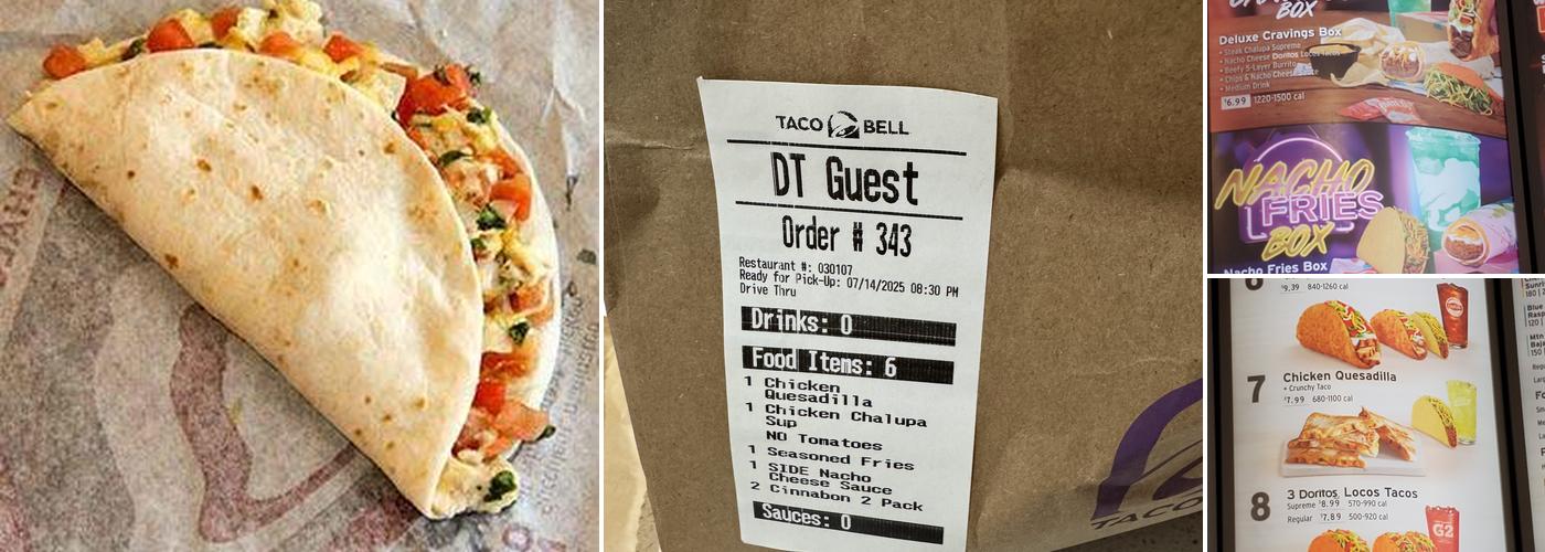 Taco Bell Menu