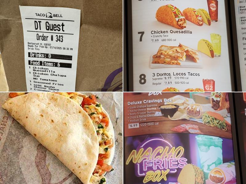 Taco Bell Menu