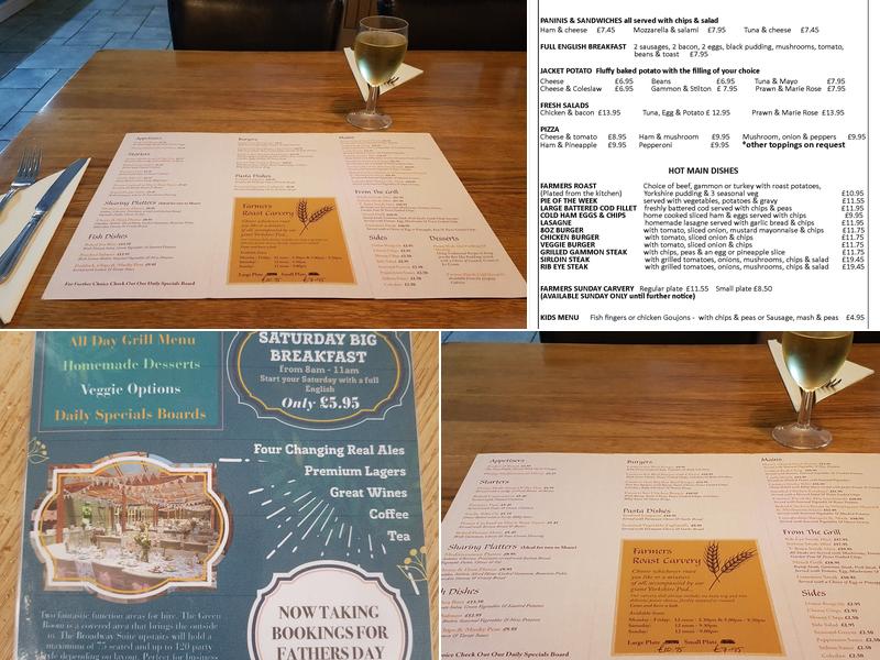 The Farmers Carvery & Grill Menu