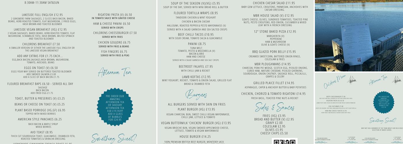 Lakeside Kitchen & Bar Menu