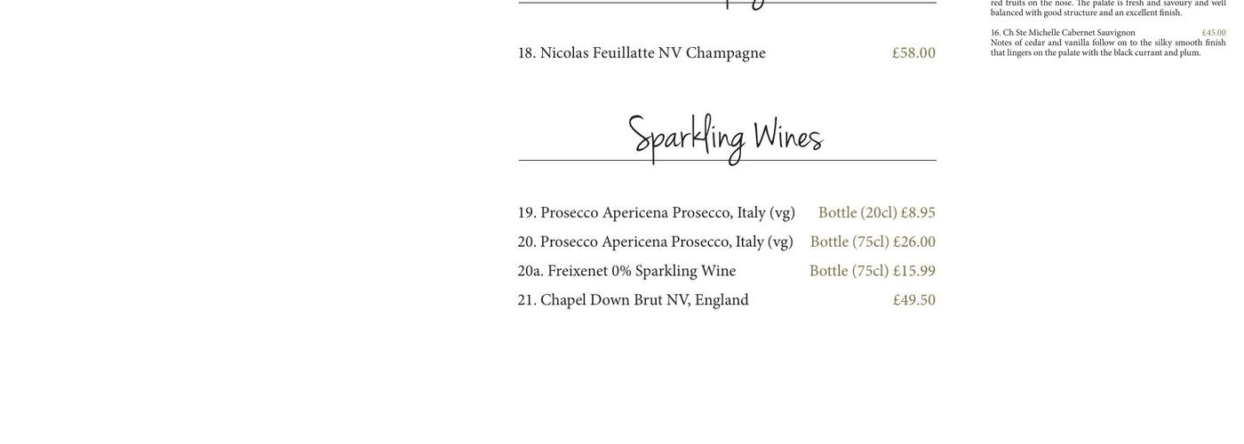 The Crown Inn Elton Menu