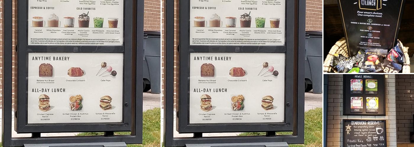 Starbucks Menu