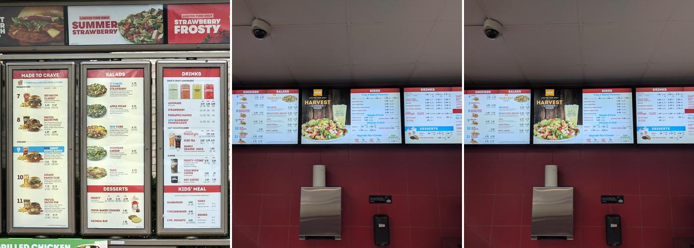 Wendy's Menu