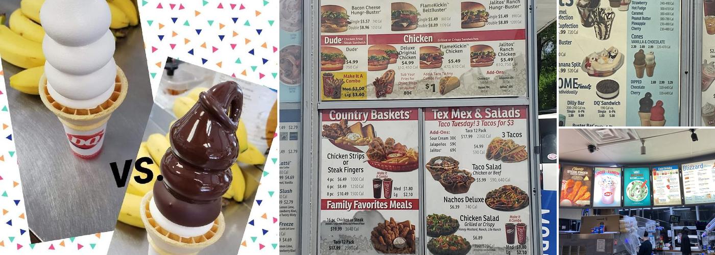 Dairy Queen Menu
