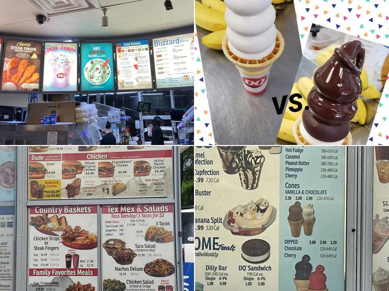 Dairy Queen Menu