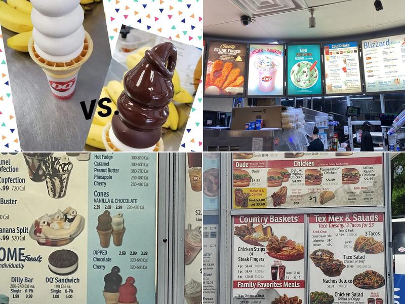 Dairy Queen Menu