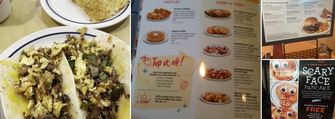 IHOP Menu