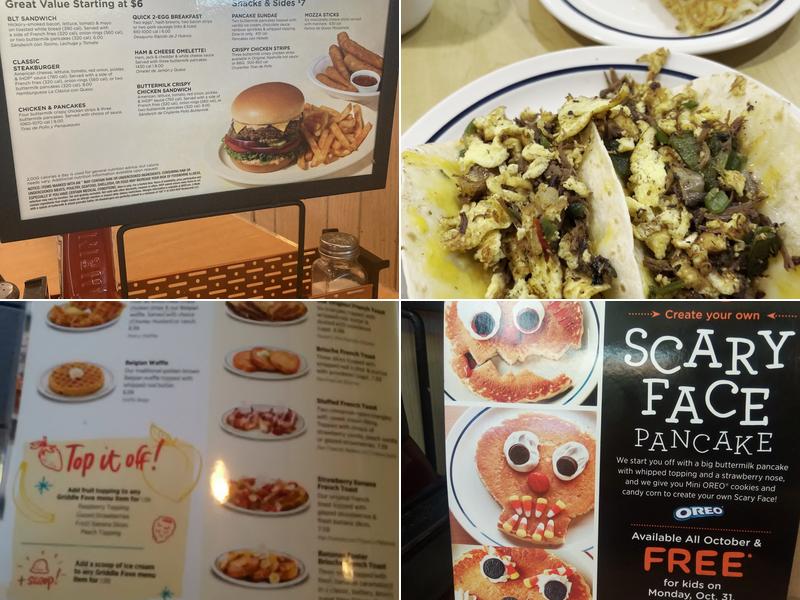 IHOP Menu