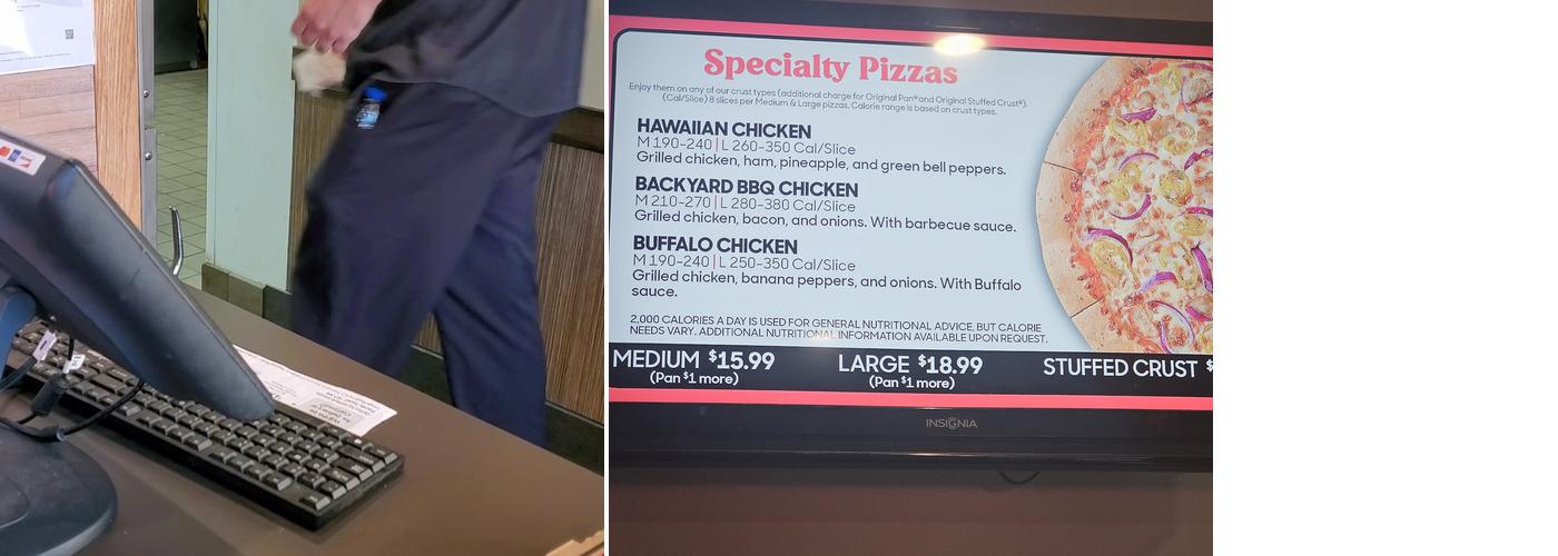 Pizza Hut Menu
