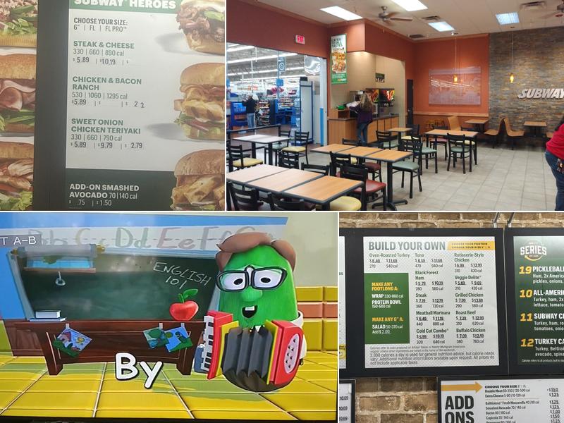 Subway Menu