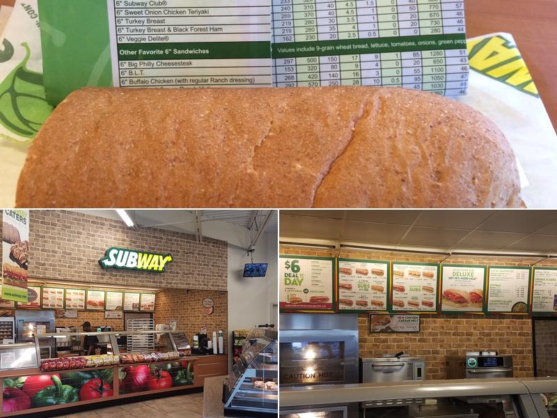 Subway Menu