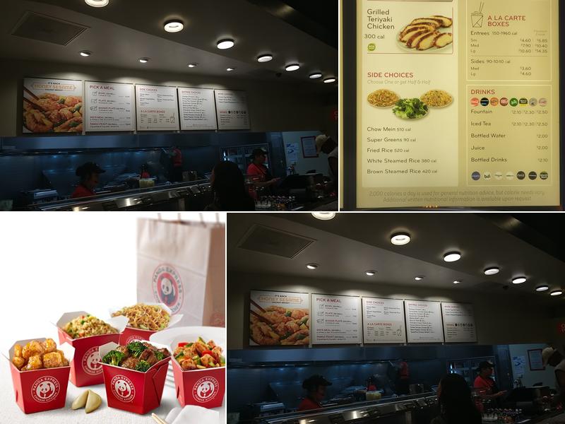 Panda Express Menu