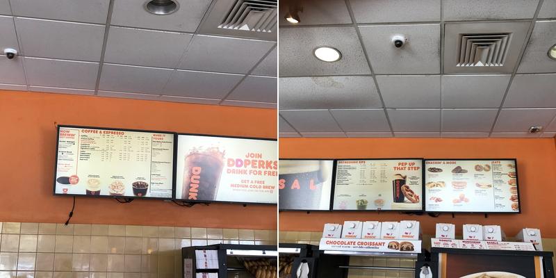 Dunkin' Menu