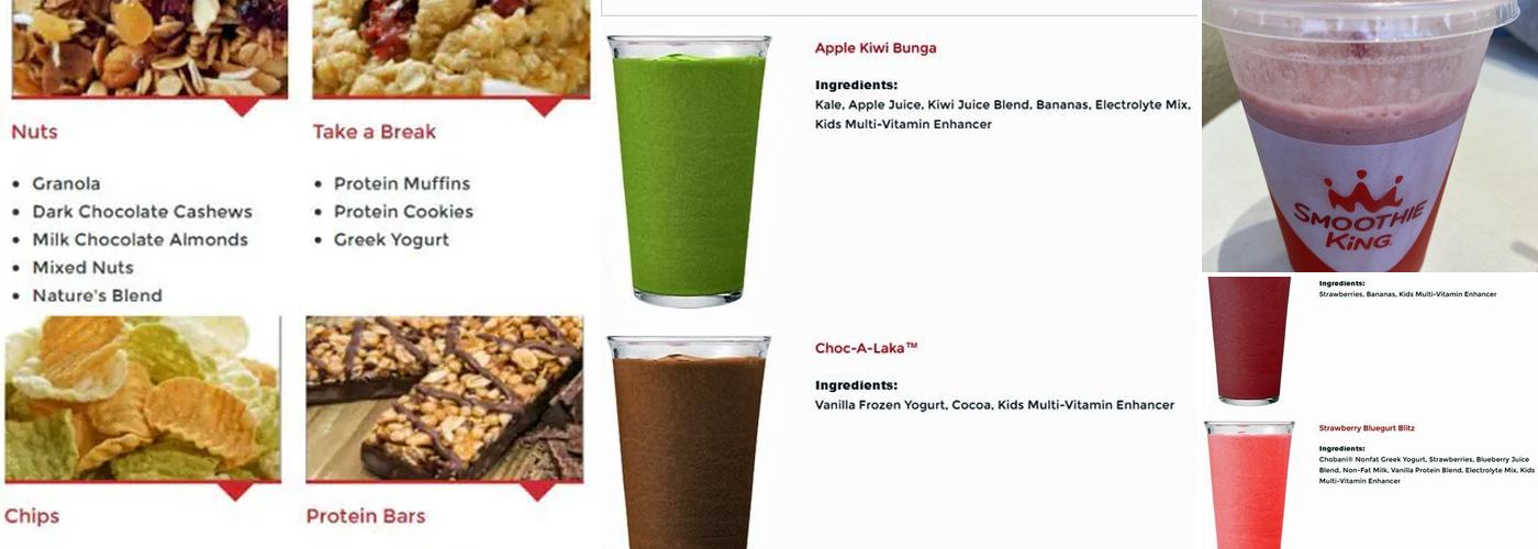 Smoothie King Menu