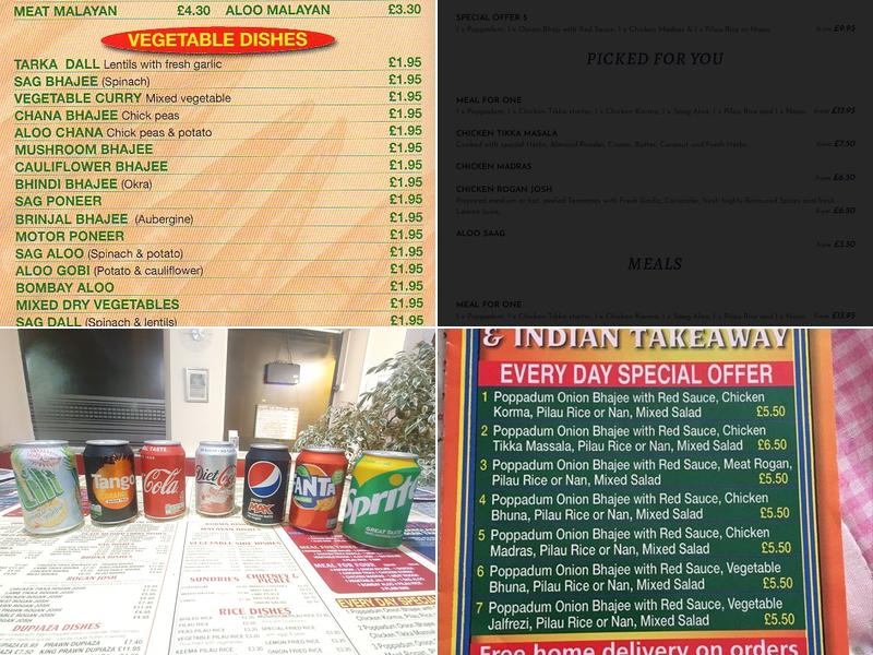 Bombay Spice Menu