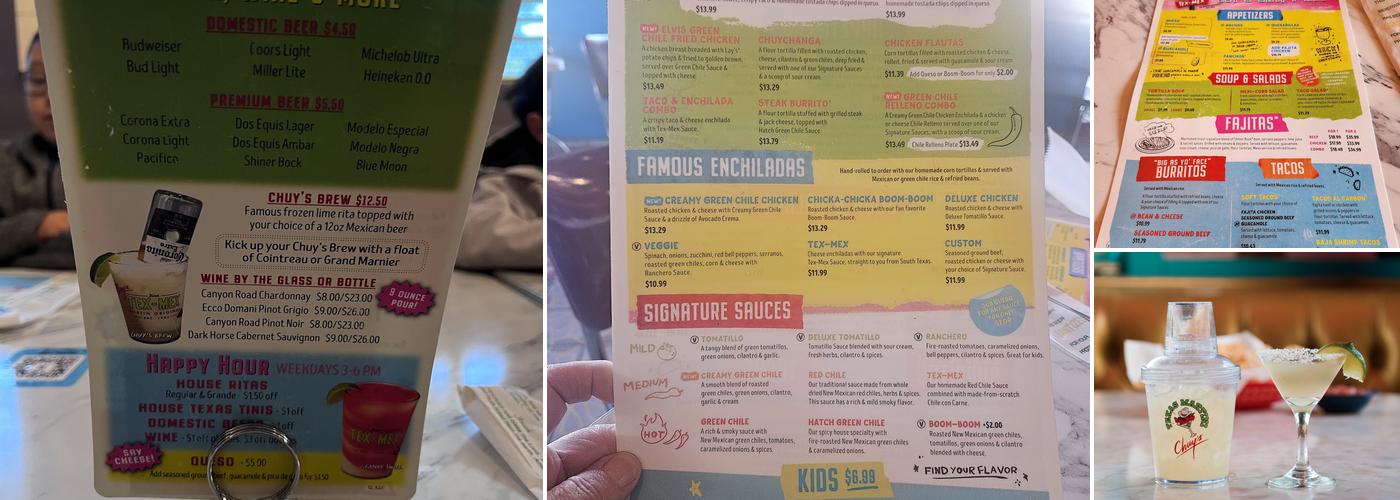 Chuy's Menu