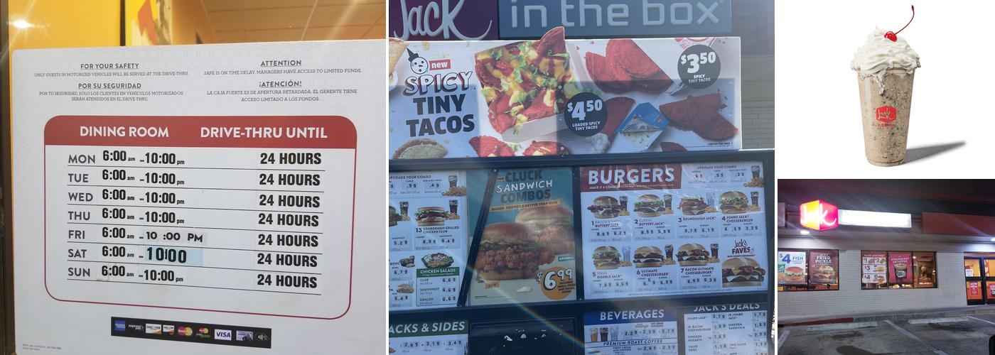 Jack in the Box Menu