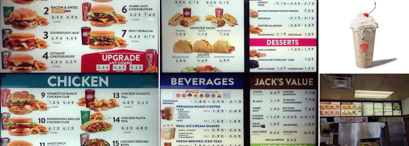 Jack In The Box Menu