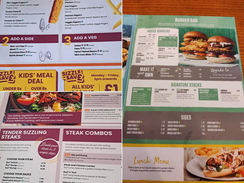 The Brockwell Seam Menu