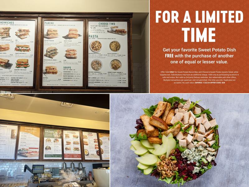Corner Bakery Menu