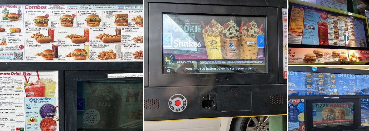 Sonic Drive-In Menu