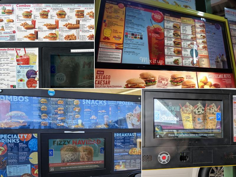 Sonic Drive-In Menu