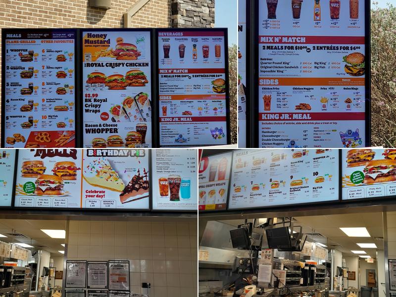 Burger King Menu