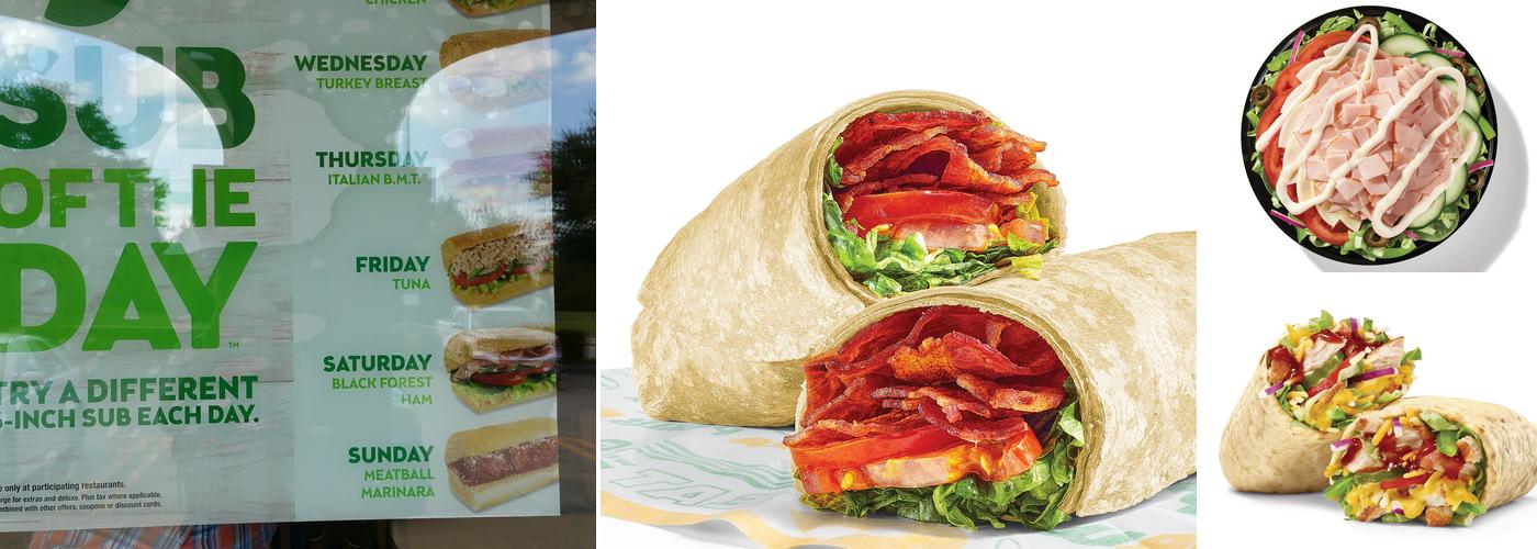 Subway Menu