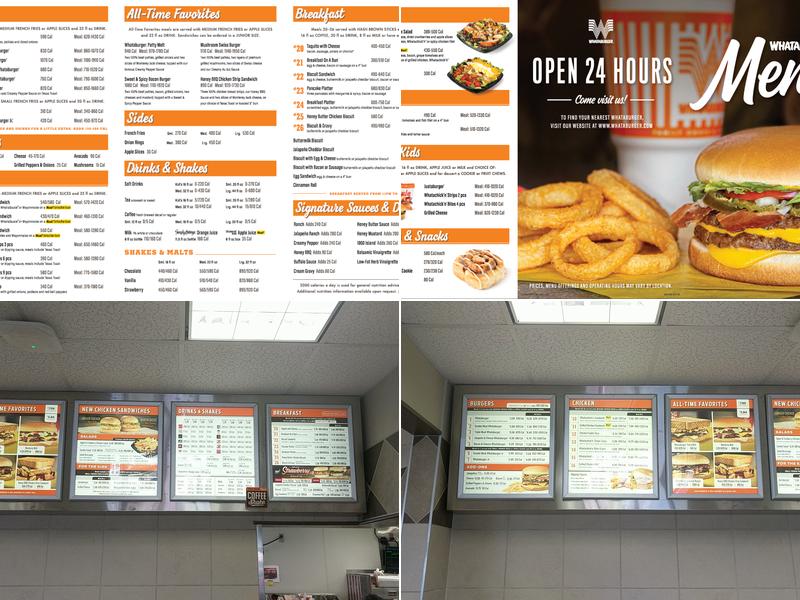 Whataburger Menu