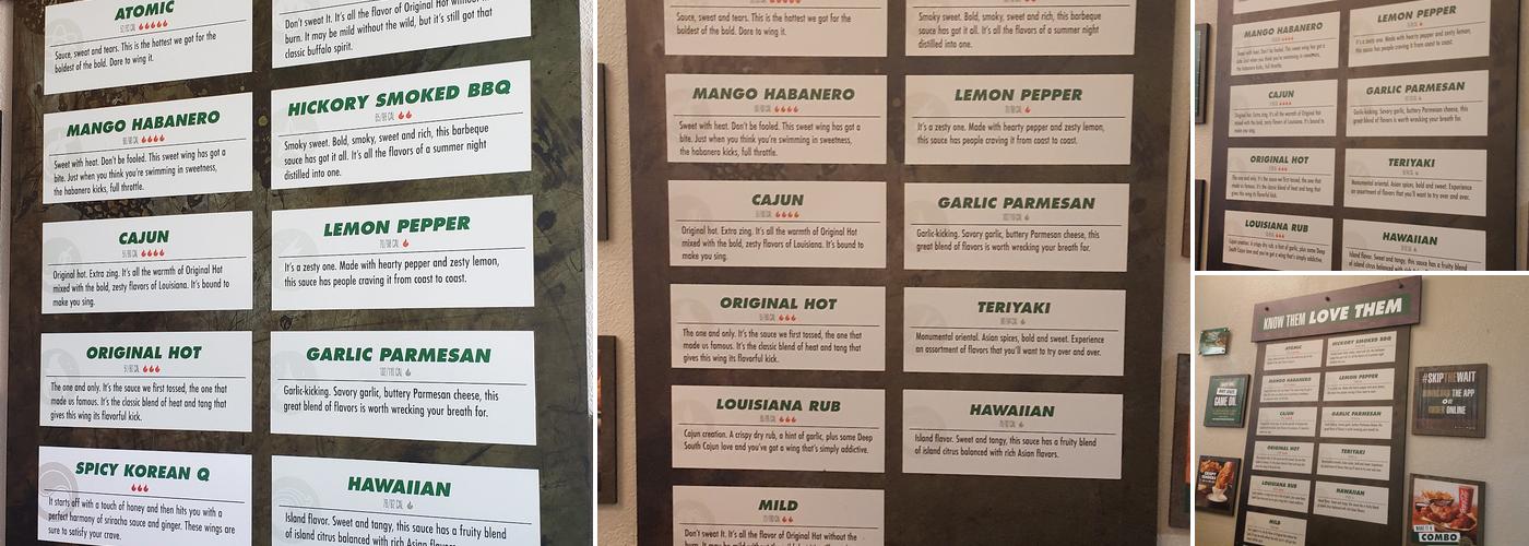 Wingstop Menu
