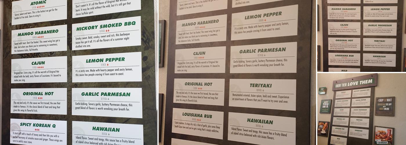 Wingstop Menu