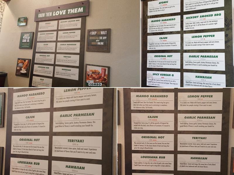 Wingstop Menu