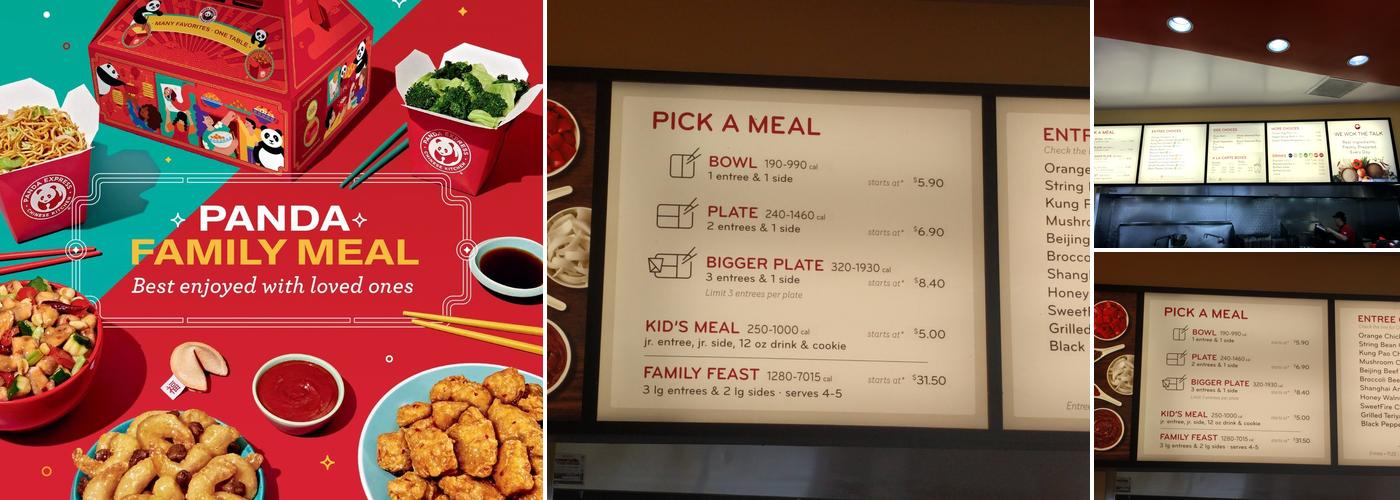 Panda Express Menu