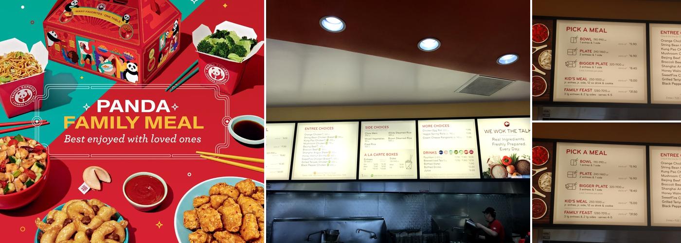 Panda Express Menu