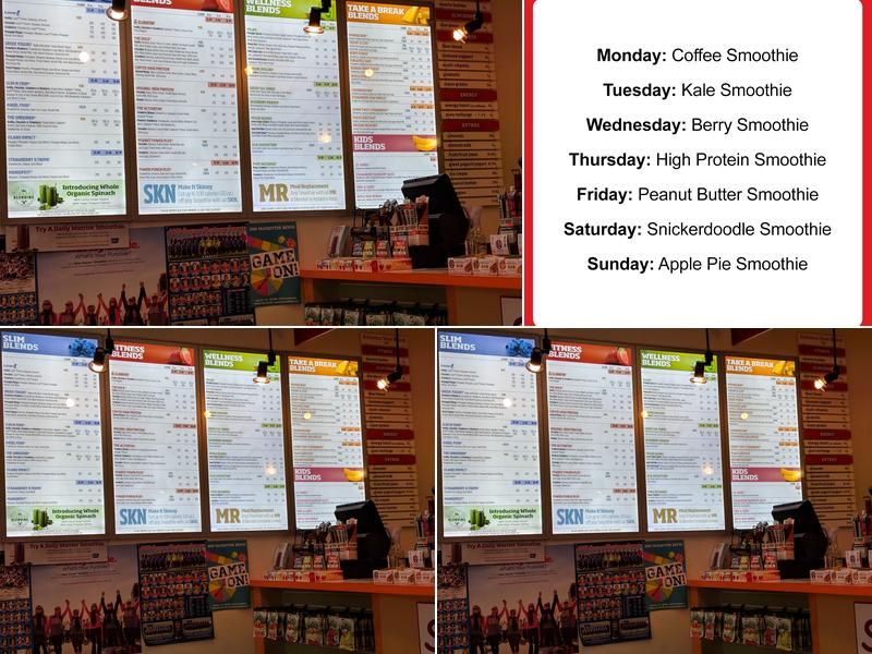 Smoothie King Menu