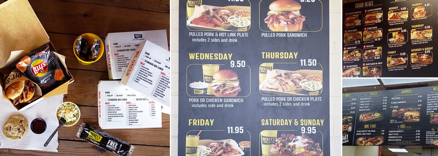 Dickey's Barbecue Pit Menu