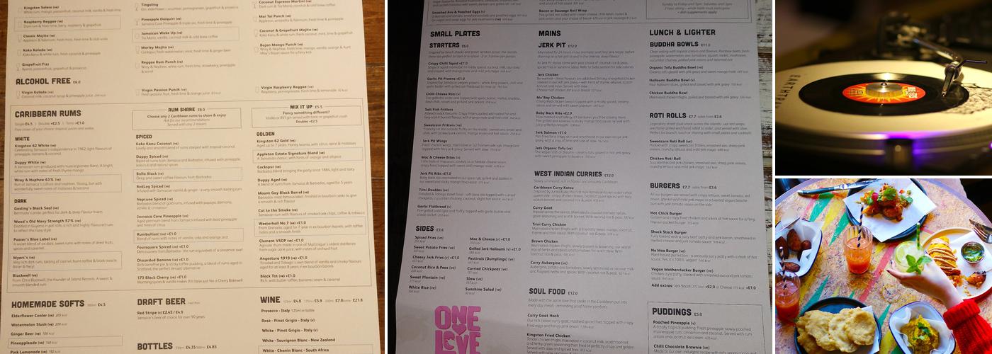 Turtle Bay Middlesbrough Menu