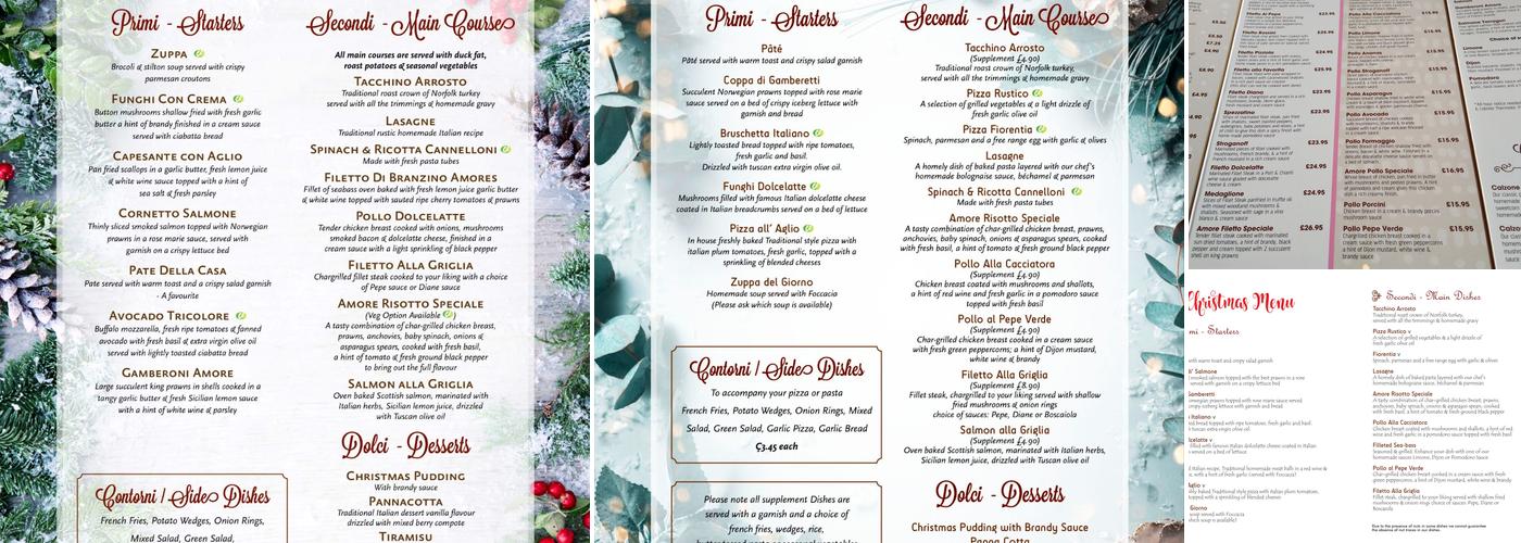 AMORES GEDLING Menu